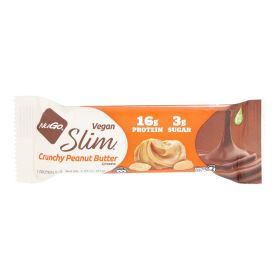 Nugo Nutrition Bar - Slim - Crunchy Peanut Butter - 1.59 Oz Bars - Case Of 12