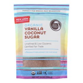 Big Tree Farms Coconut Palm Sugar - Vanilla - Case Of 6 - 14 Oz.