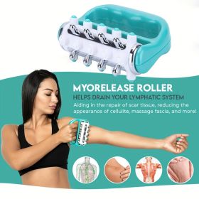 Cellulite Massager Fascia Release And Muscle Massage Roller Mini Trigger Point Deep Tissue Myofascial Release Tool Body Massager For Men And Women (Color: Blue)