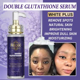 AILKE Double Glutathione & Vitamin C Skin Care Set, Brightening, Even Skin Tone, Smooth Skin, Women Beauty Cosmetics (Color: Serum)