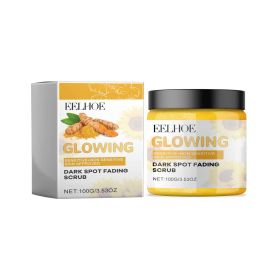 Eelhoe Turmeric Exfoliating Facial Scrub For Deep Cleansing Of Delicate Pores And Beauty Cleansing Treatment (Quantity: 4pcs)