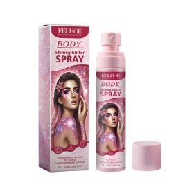 Eelhoe Stage Makeup Glitter Spray Facial Clavicle Brightening Glitter Natural Stereoscopic Long-Lasting Highlighter Spray (Quantity: 3pcs)