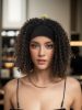 Especially Yours 16" Curly Headband Wig - Natural Spiral Curls, Bouncy Volume, Comfy Stretch Band, Runway Black