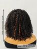 Especially Yours 16" Curly Headband Wig - Natural Spiral Curls, Bouncy Volume, Comfy Stretch Band, Runway Black