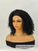 Especially Yours 16" Curly Headband Wig - Natural Spiral Curls, Bouncy Volume, Comfy Stretch Band, Runway Black